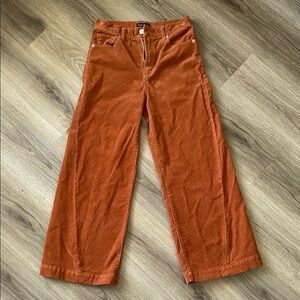 Juicy Couture Corduroy Wide-Leg Pants Rust